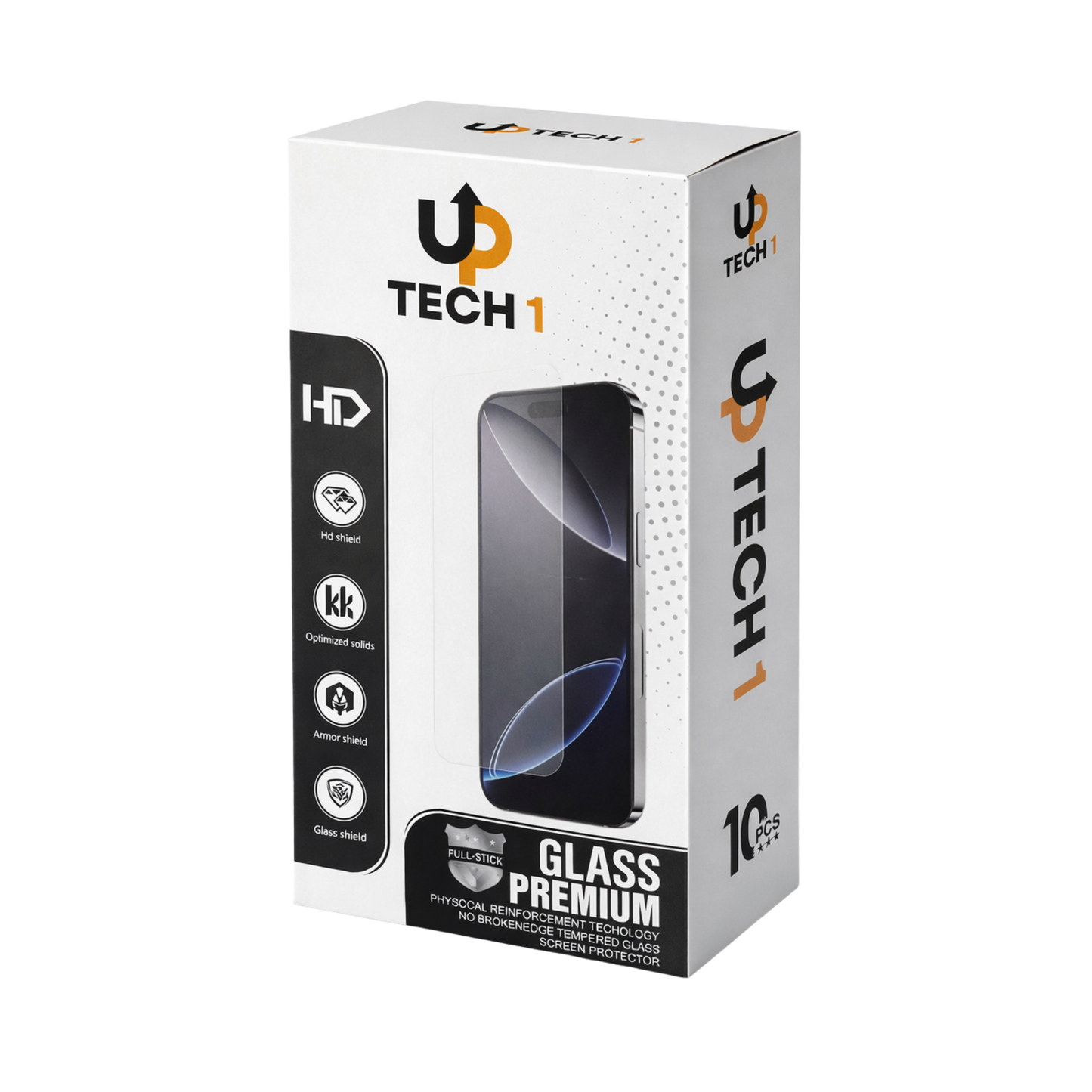 iPhone Premium Clear Tempered Glass (10PK)